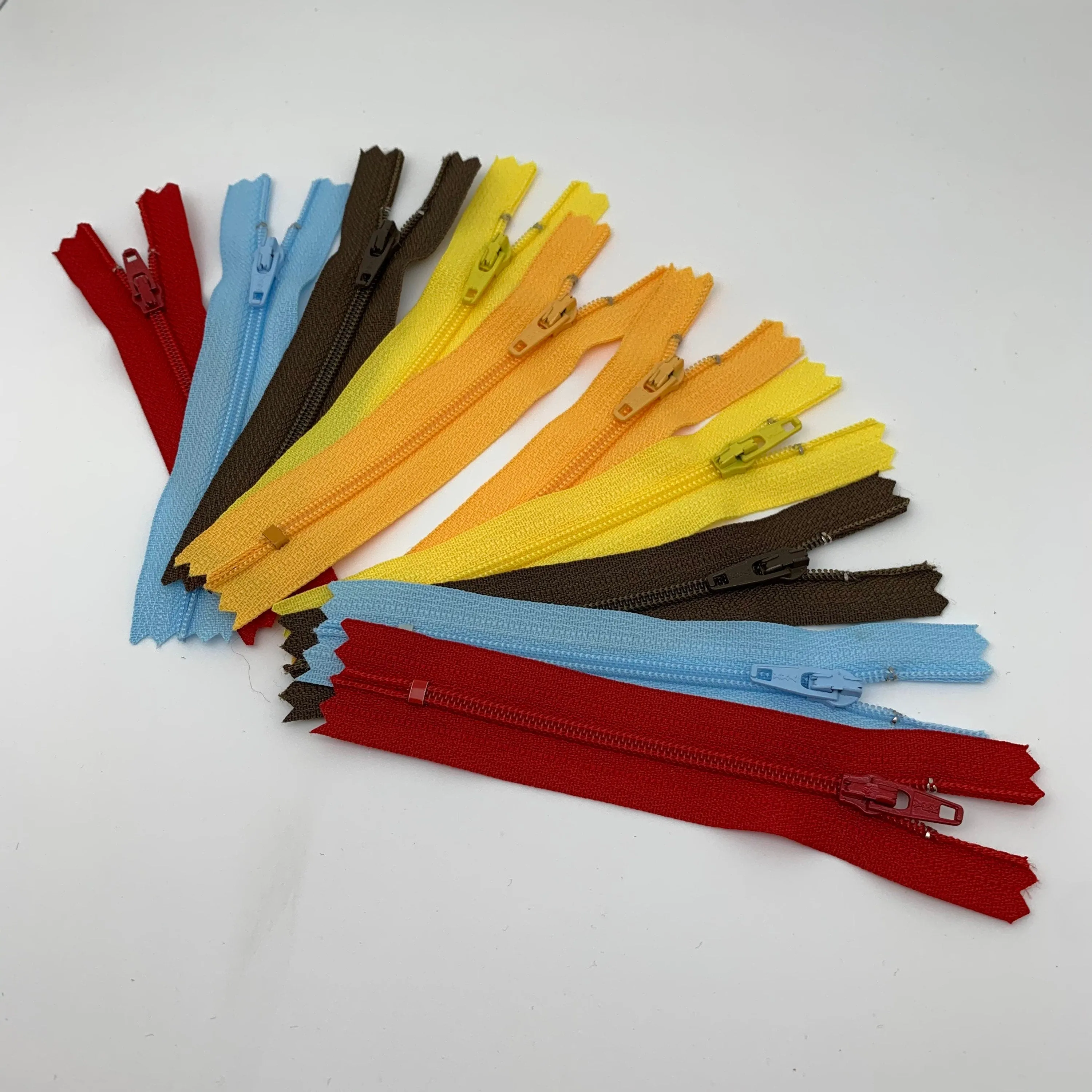 10pc 16" YKK nylon coil zipper