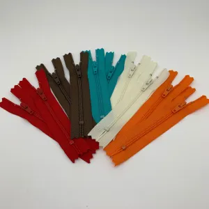 10pc 20.22" YKK nylon zipper