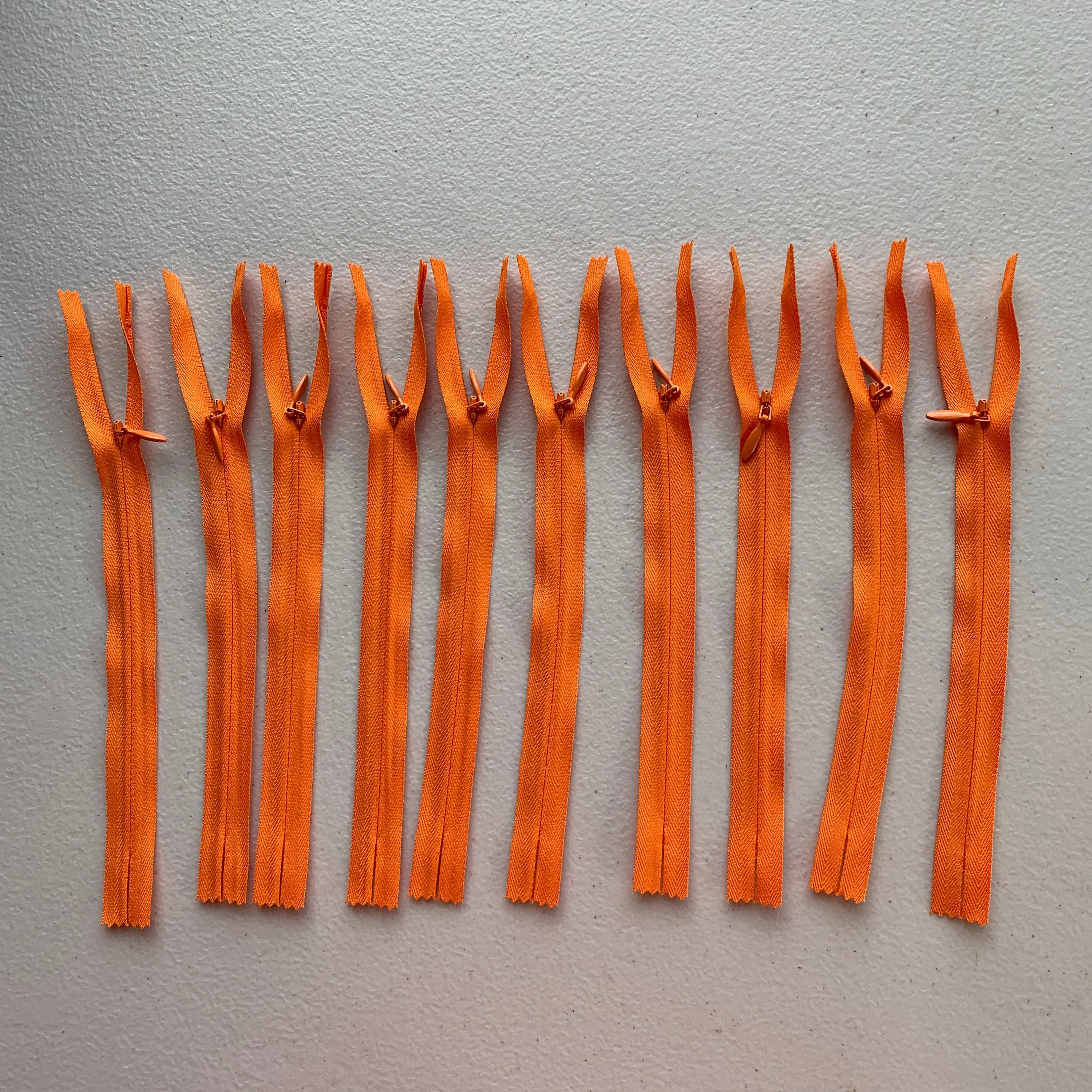 10pc Colorful YKK Invisible