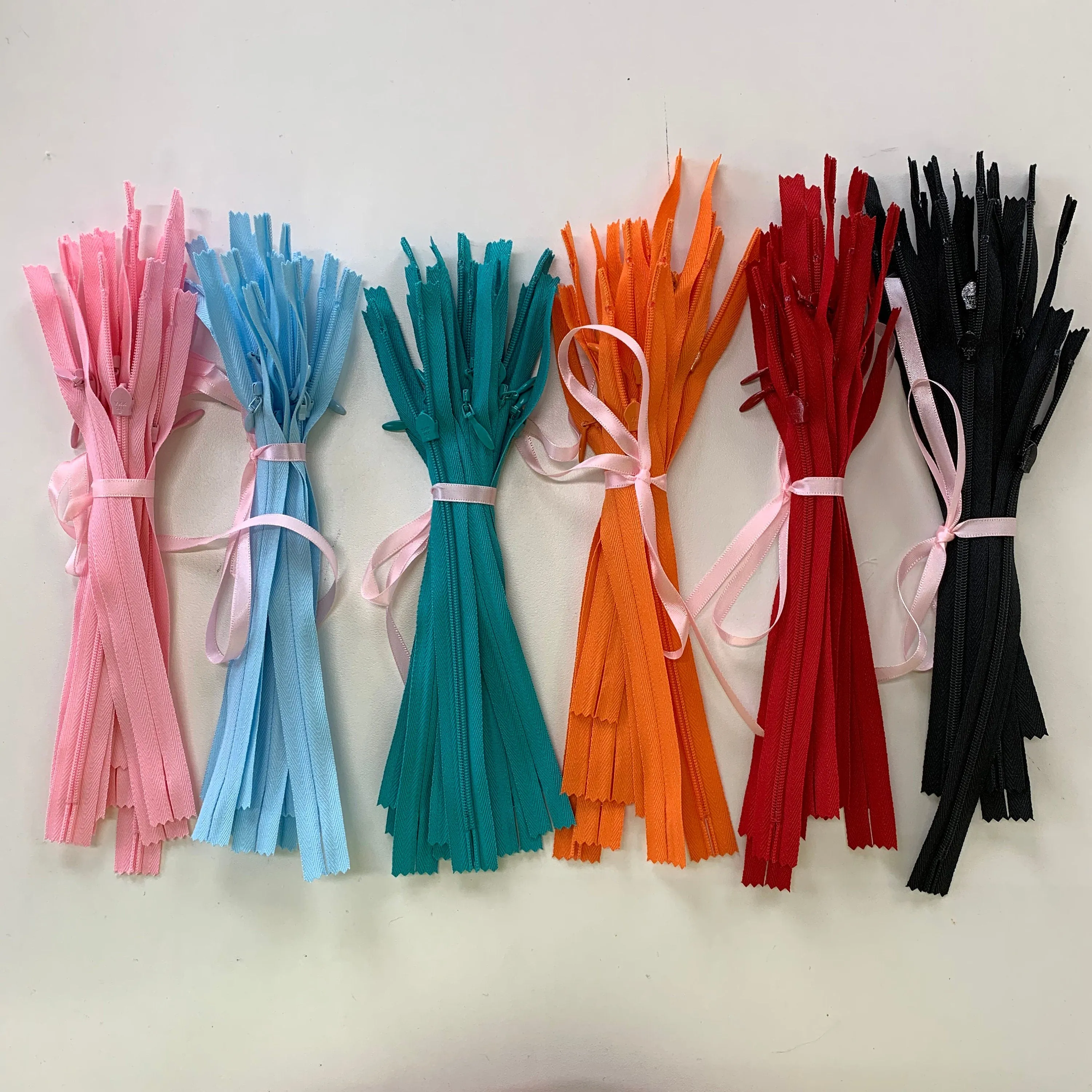 10pc Colorful YKK Invisible