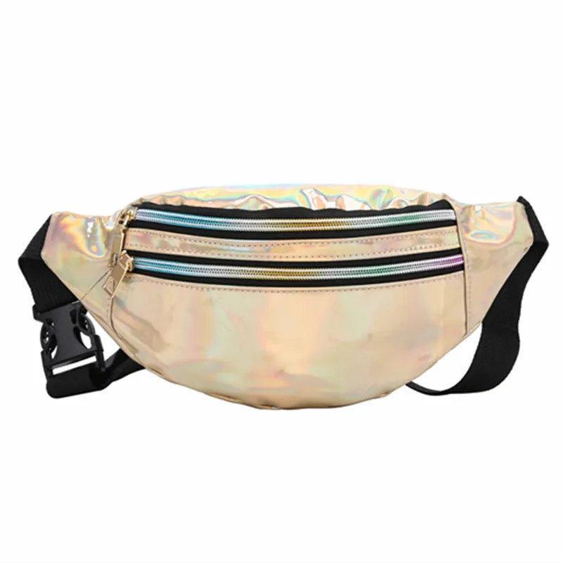 1118 Holographic Fanny Pack Belt Bag