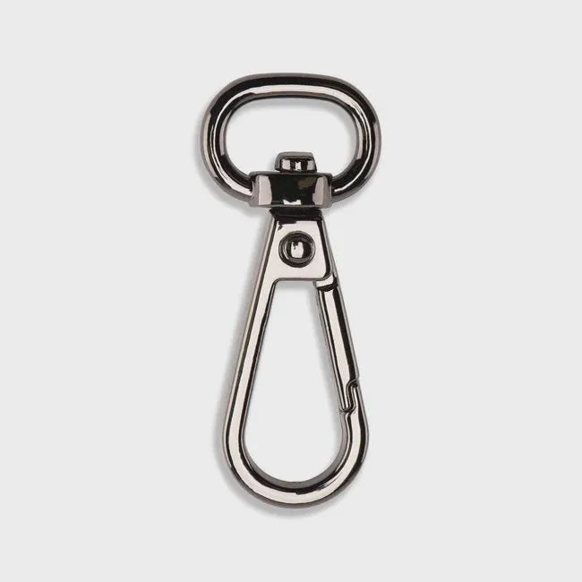 1/2" Swivel Hooks - Gunmetal (Set of 2)