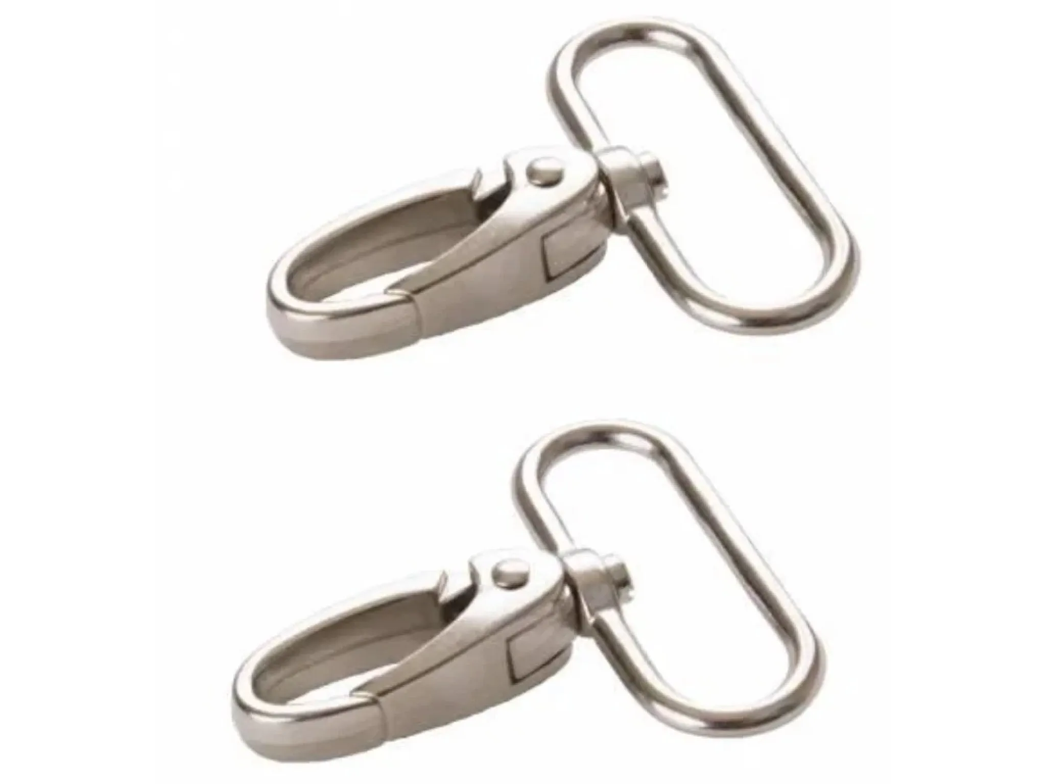 1.5" Swivel Hook - Nickel -Set of Two