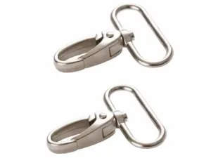 1.5" Swivel Hook - Nickel -Set of Two