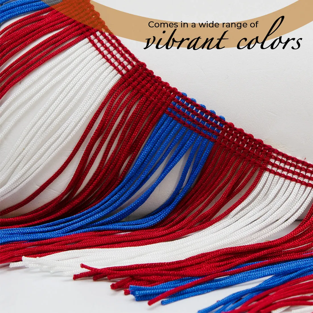 18" Chainette Fringe Trim (Sold by the Yard)