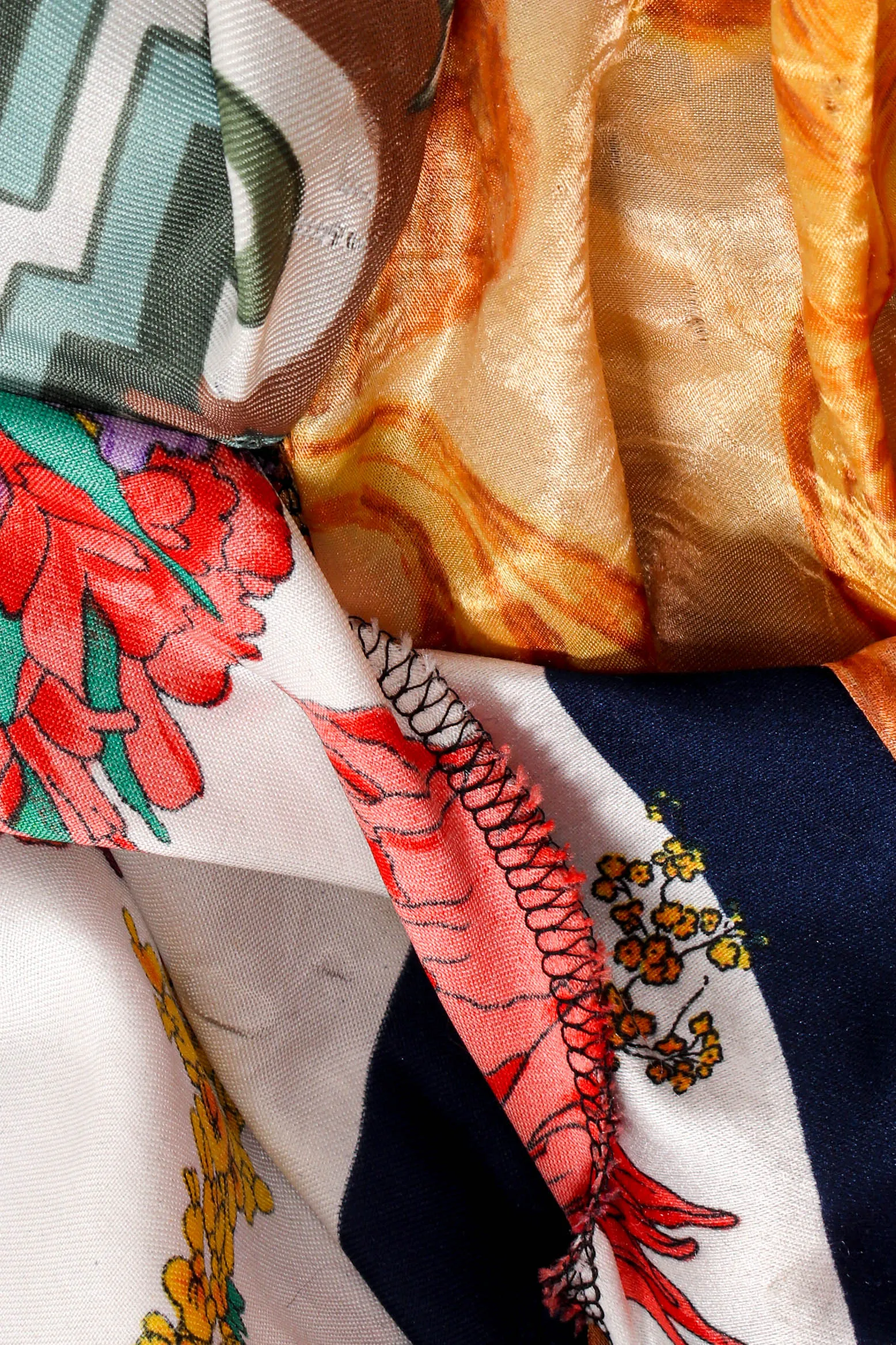 2011 Patchwork Tucked Skirt