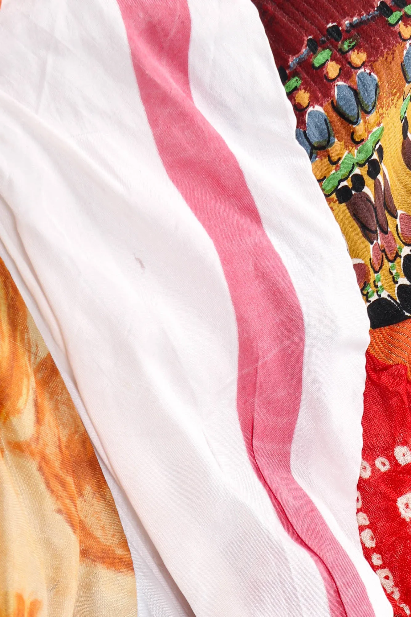 2011 Patchwork Tucked Skirt