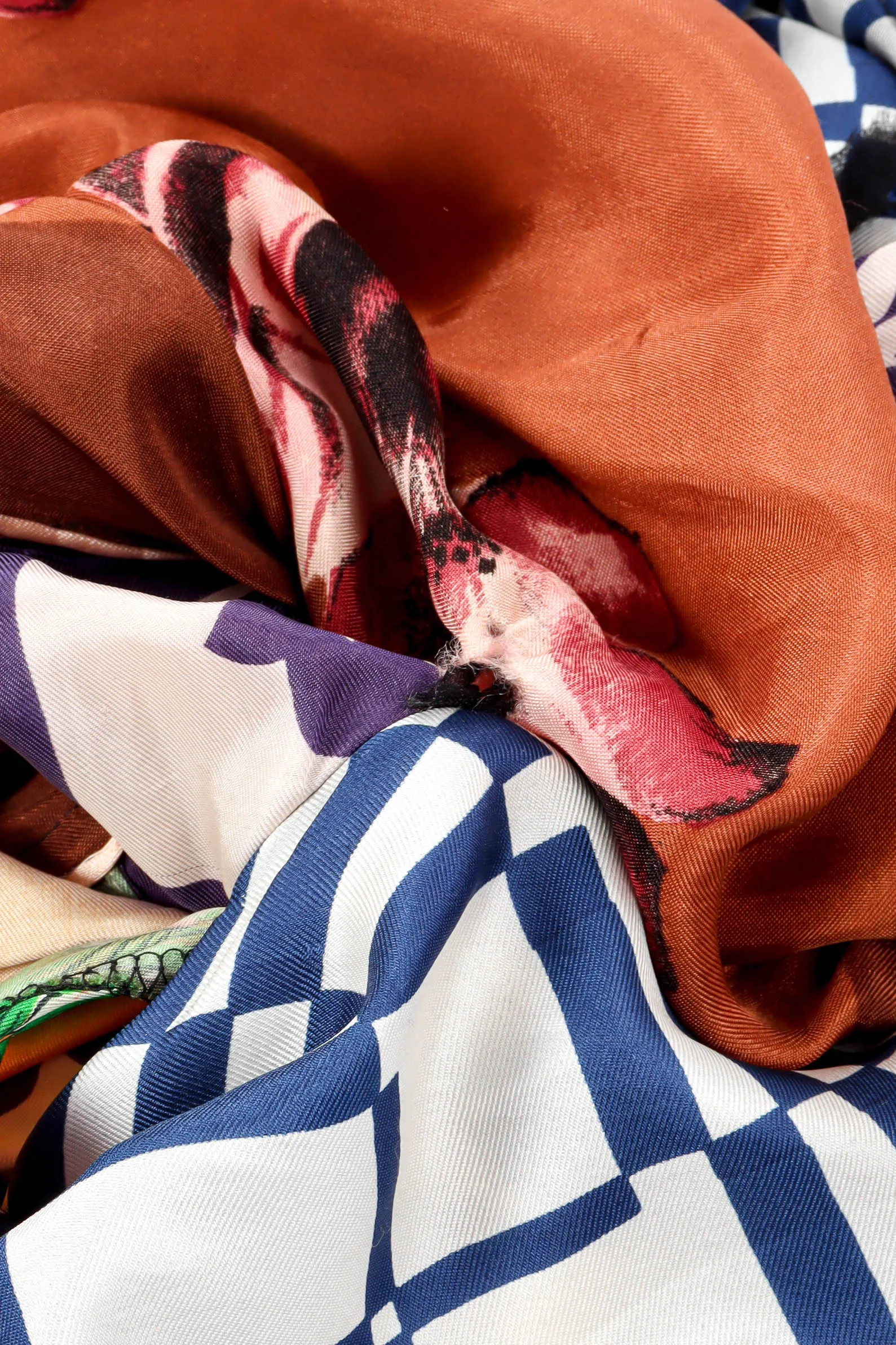 2011 Patchwork Tucked Skirt