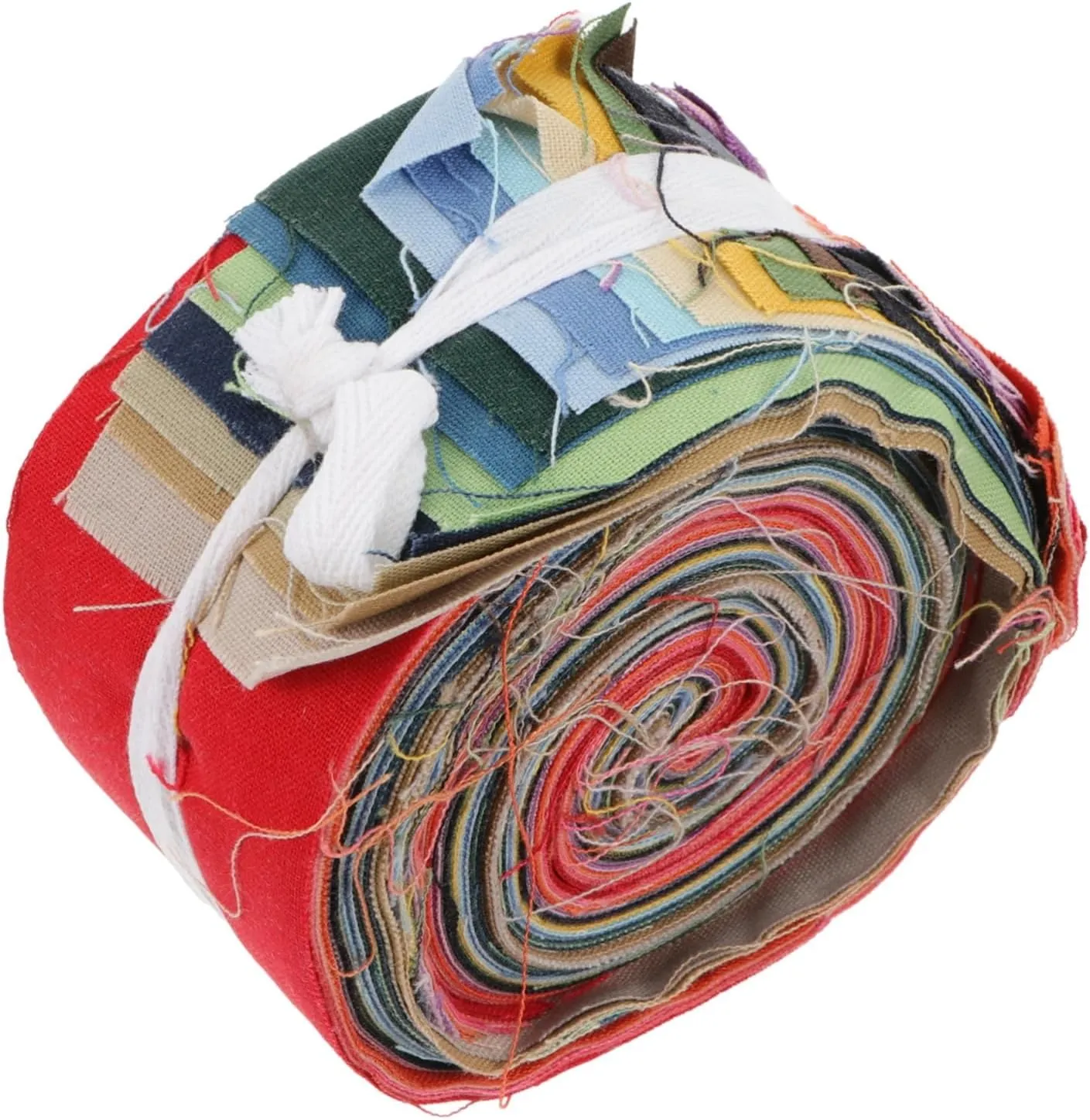 26Pcs Linen Fabric Strips Bundle for Craft Versatile Patchwork Material for Sewing Projects for Cushions Costumes and More