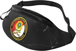 2nd Armored Cavalry Regiment Unit Crossbody fanny pack for men and women, ideal for travel, sports and running