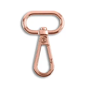 3/4“ Swivel Hooks - Rose Gold (Set of 2)