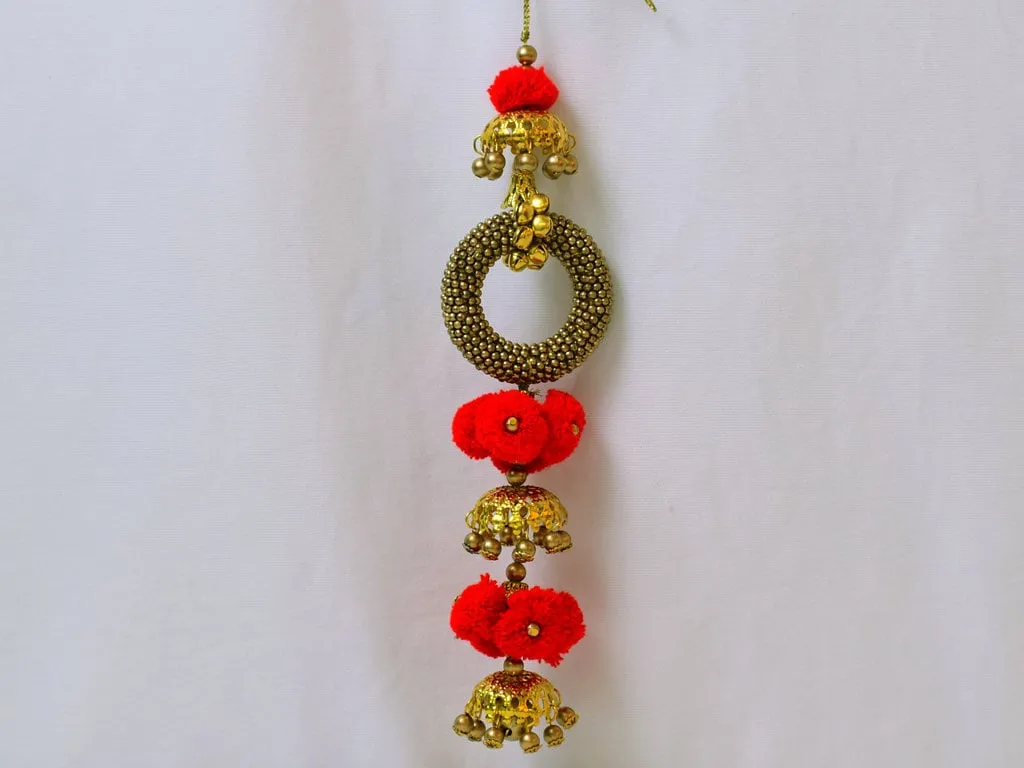 4 Pairs Decorative Tassels Indian Handmade Tribal Hippie Pom Pom for Curtains Christmas DIY Crafting Jewelry Key Charms Gypsy Embellishments