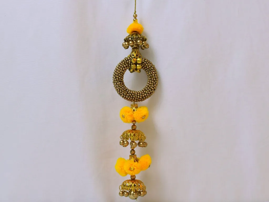 4 Pairs Decorative Tassels Indian Handmade Tribal Hippie Pom Pom for Curtains Christmas DIY Crafting Jewelry Key Charms Gypsy Embellishments