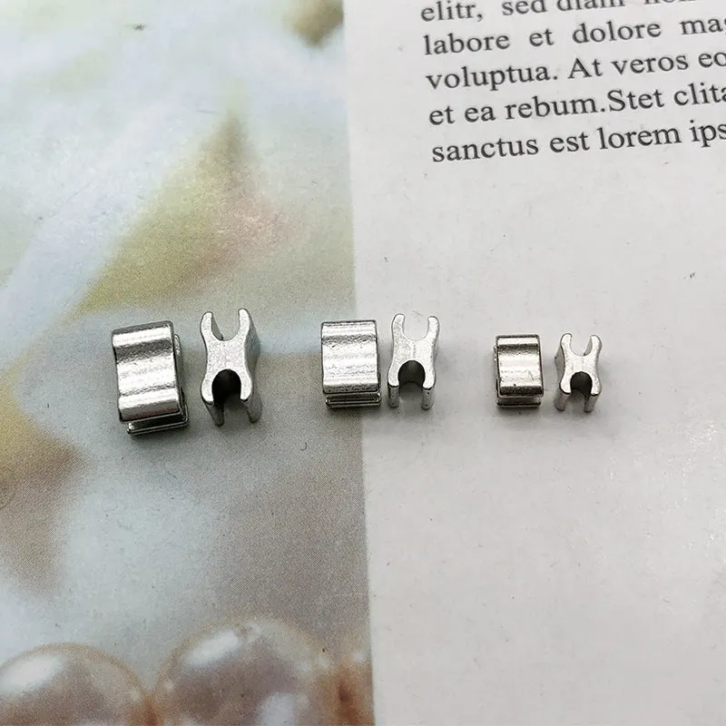 #5 Zipper Repair Kit Metal Head Sliders Retainer Insertion Pin 80 Pack