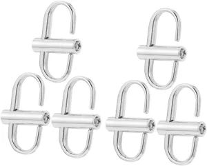 6pcs Chain Shortener Buckles for Handbags Lightweight Metal Bag Accessories Easy to Use DIY Purse Straps for Customizing Your Bag