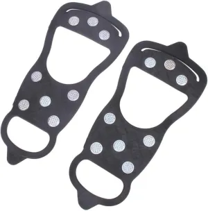 8 Teeth Universal Snow Shoe Spiked Grips Cleats, Anti-Slip Ice Crampons for Hiking, Camping, Winter Shoes