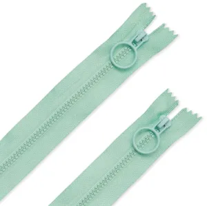9" Hoop Pull Zippers (Mint) 2 Pack  #ZW6493