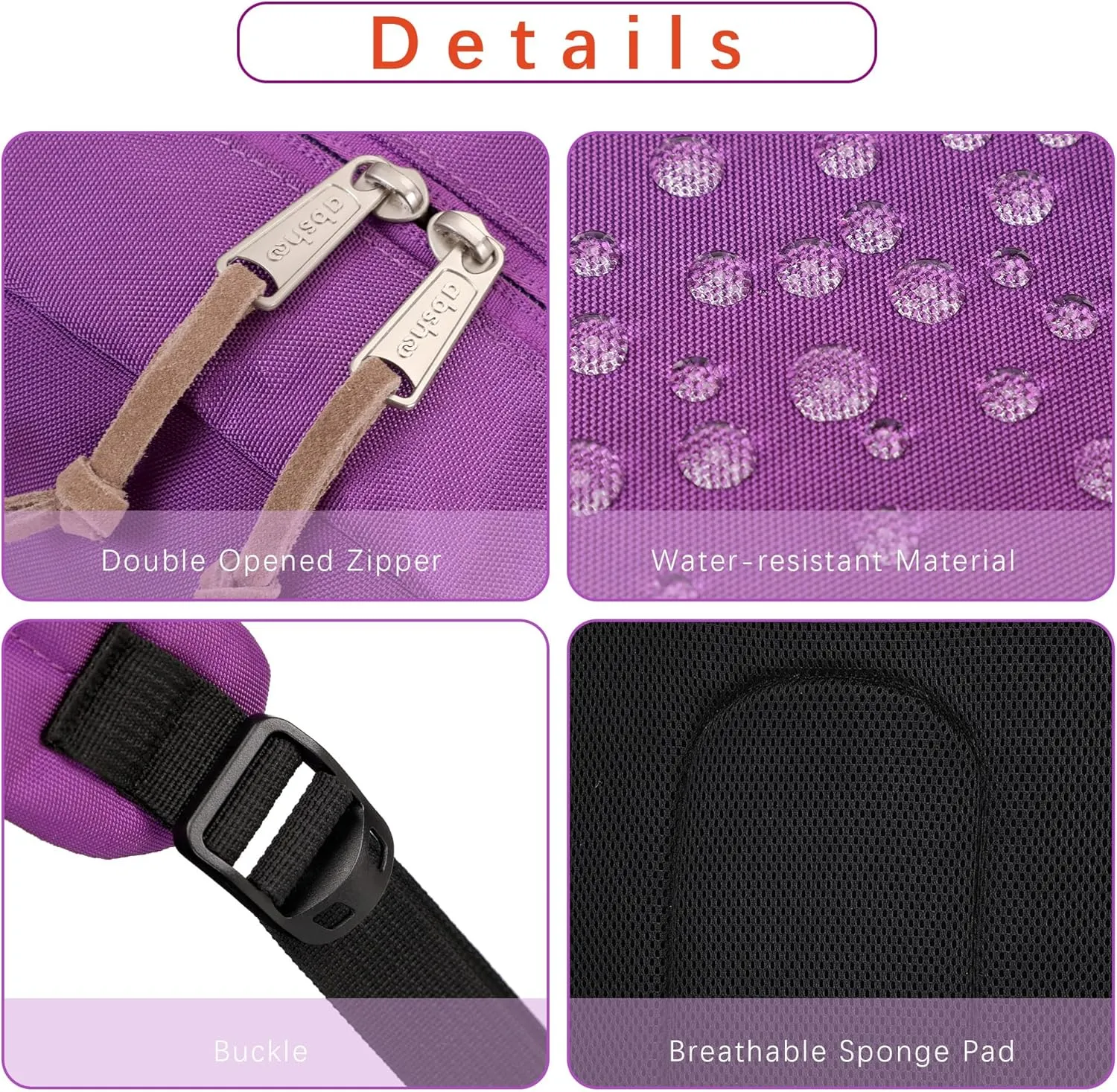 abshoo Classic Travel Backpack for Women Middle High School Backpack for Teen Girls Bookbag (Purple)