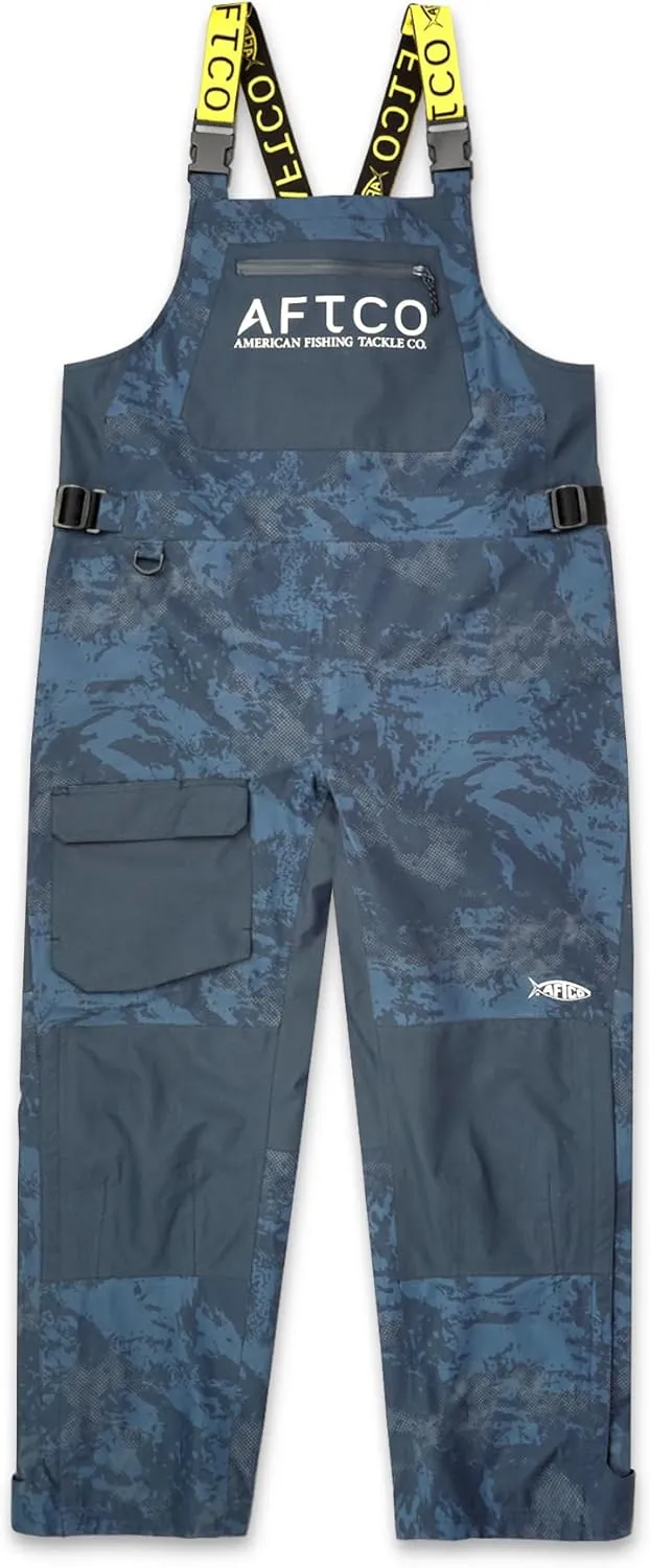 AFTCO Men's Barricade Bib - Blue - S, M, L, XL, 2X - Fishing Bibs