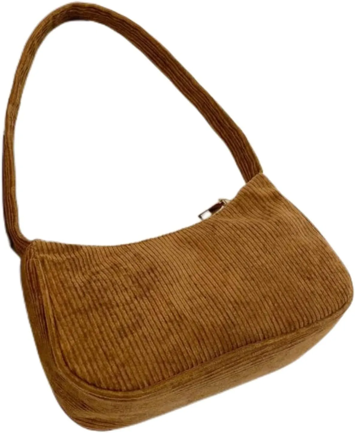 AIBEARTY Women Girls Corduroy Handbag Underarm Bag Retro Small Purse Shoulder Bag Clutch Tote
