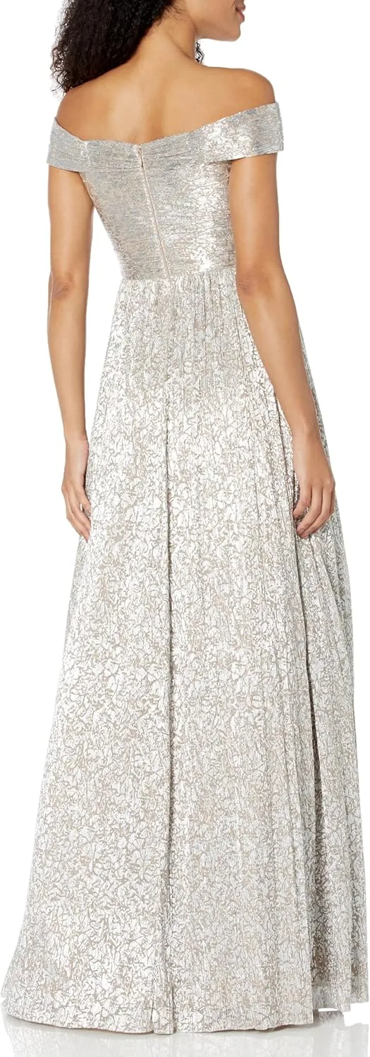 Aidan Mattox Women's Off The Shoulder Gown