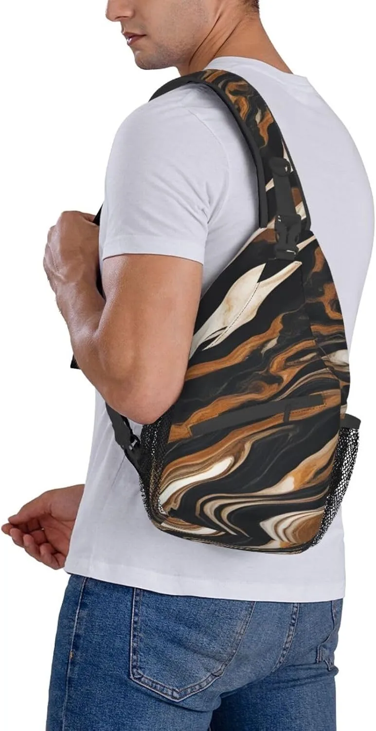 Aircraft Crossbody Bag Chest Shoulder Bag Small Casual Backpack Suitable For Women Men Hiking