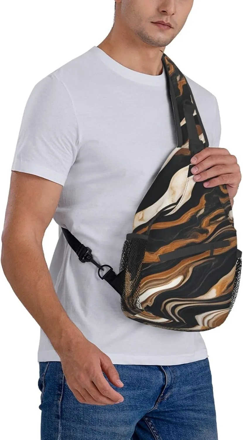 Aircraft Crossbody Bag Chest Shoulder Bag Small Casual Backpack Suitable For Women Men Hiking