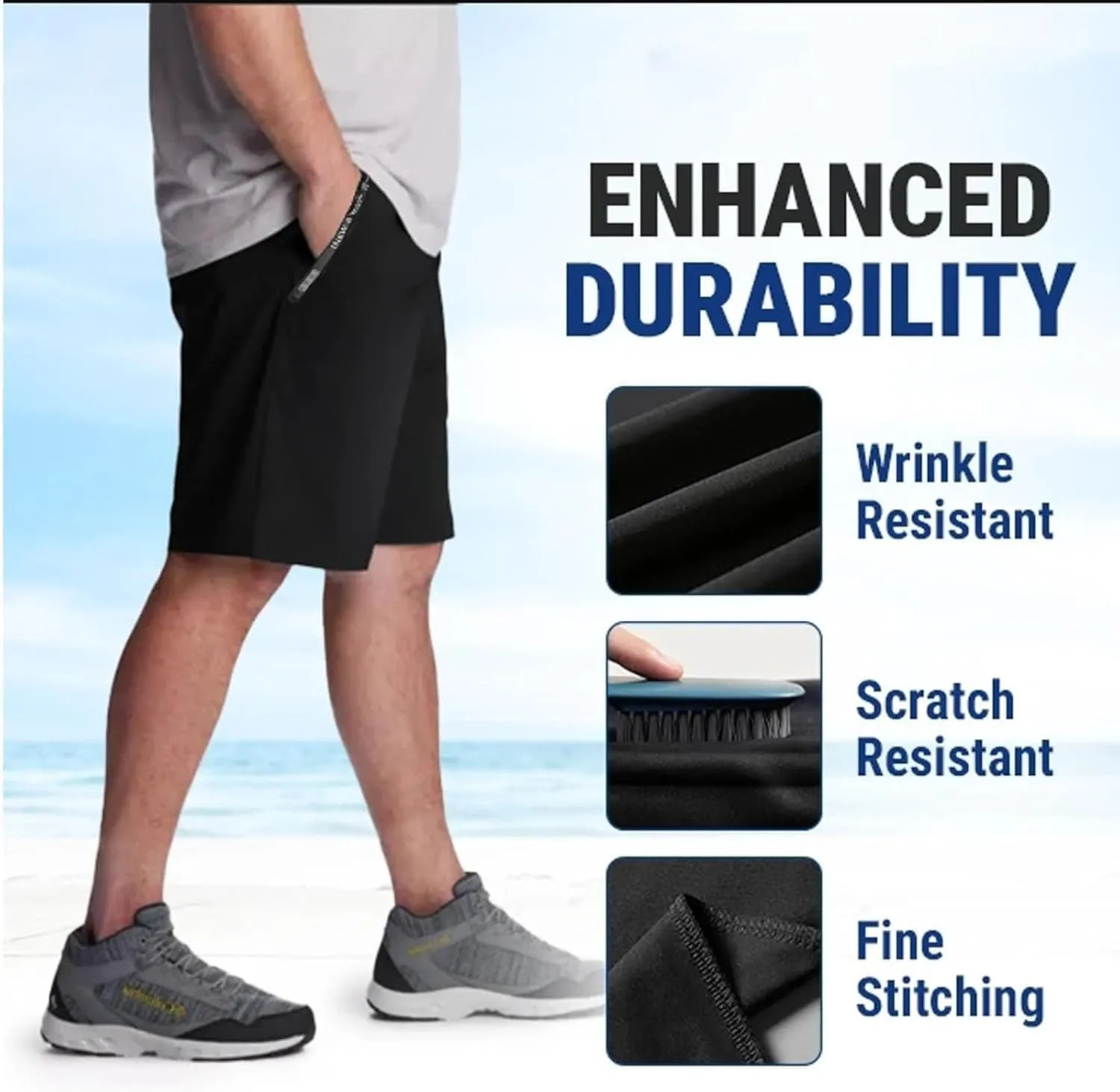 Airyflex Shorts Iced Active Shorts for Senior Women Ice Silk Cooling Stretch Quick Drying Short