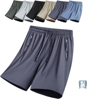 Airyflex Shorts Iced Active Shorts for Senior Women Ice Silk Cooling Stretch Quick Drying Short
