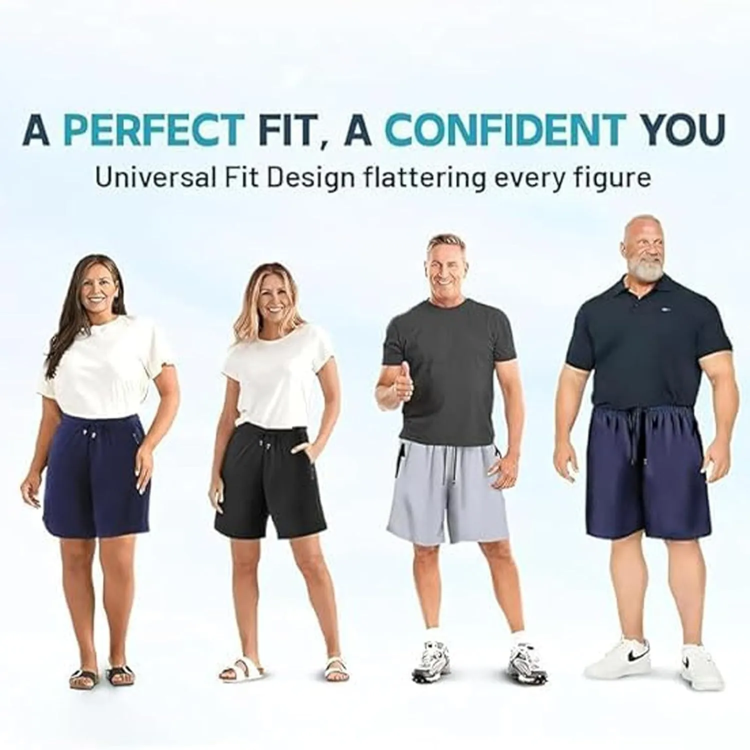 Airyflex Shorts Iced Active Shorts for Senior Women Ice Silk Cooling Stretch Quick Drying Short