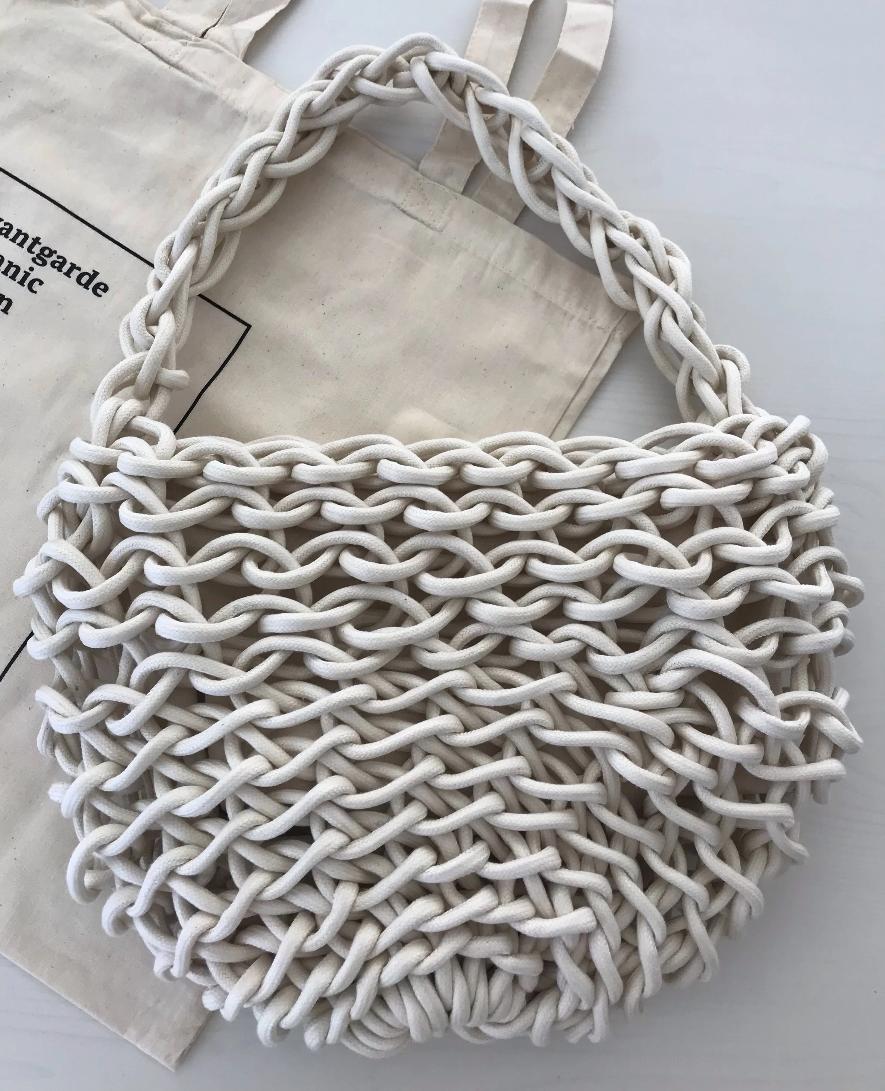 Alice bag waxed rope