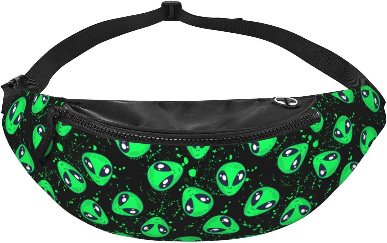 Alien Fanny Pack Waist Bag Adjustable Belt Bag For Men Women Traveling Hiking Cycling Running