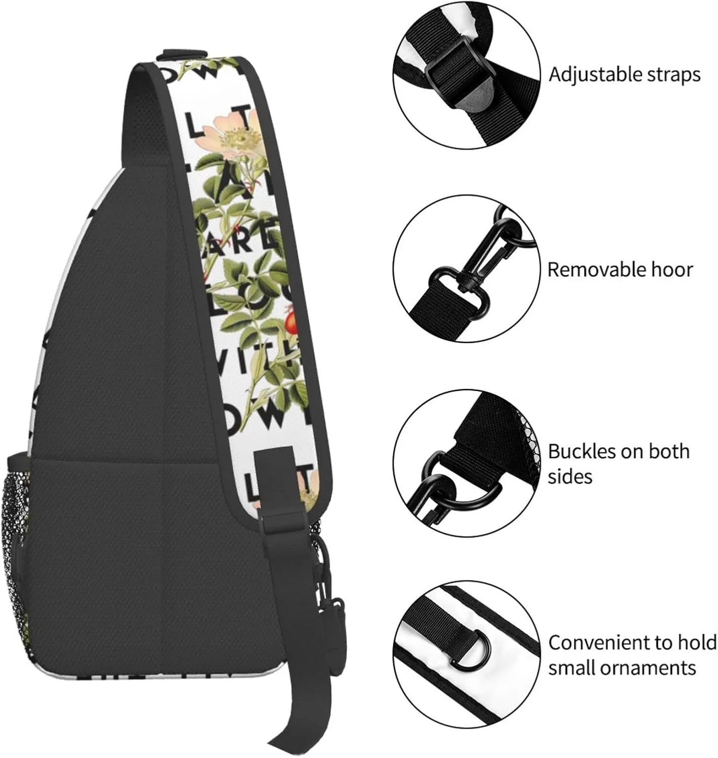 All The Stars Chest Sling Bag Crossbody Shoulder Backpack Bag Gym Cycling Daypack Travel Hiking Cross Bag
