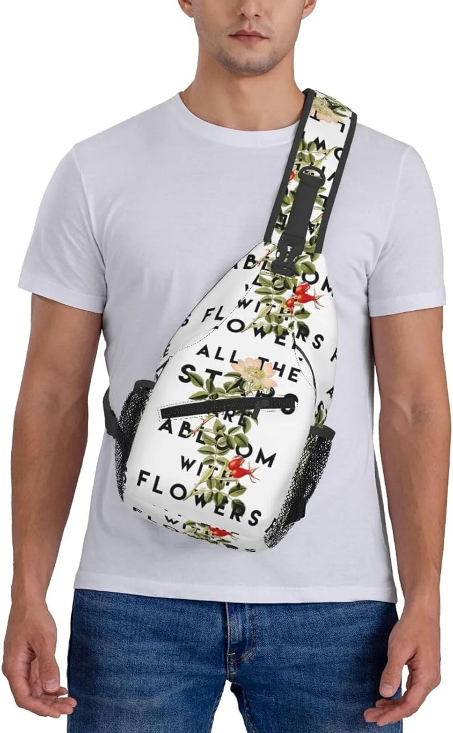 All The Stars Chest Sling Bag Crossbody Shoulder Backpack Bag Gym Cycling Daypack Travel Hiking Cross Bag