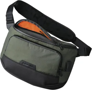 ALPAKA Bravo Sling Max, 10L RFID-Blocking Sling Laptop Bag for Men with Maglockz Buckle, Lockable Zips & External USB Port