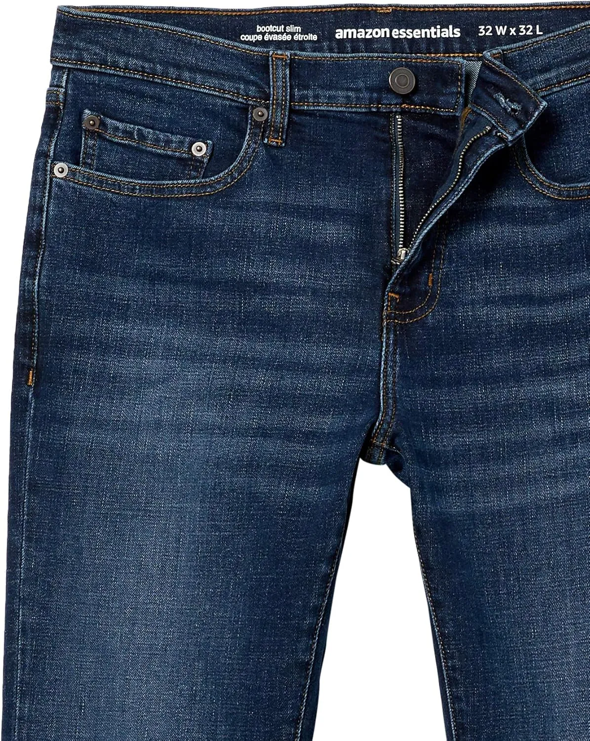 Amazon Essentials Men's Jeans, Slim Fit Stretch, Bootcut