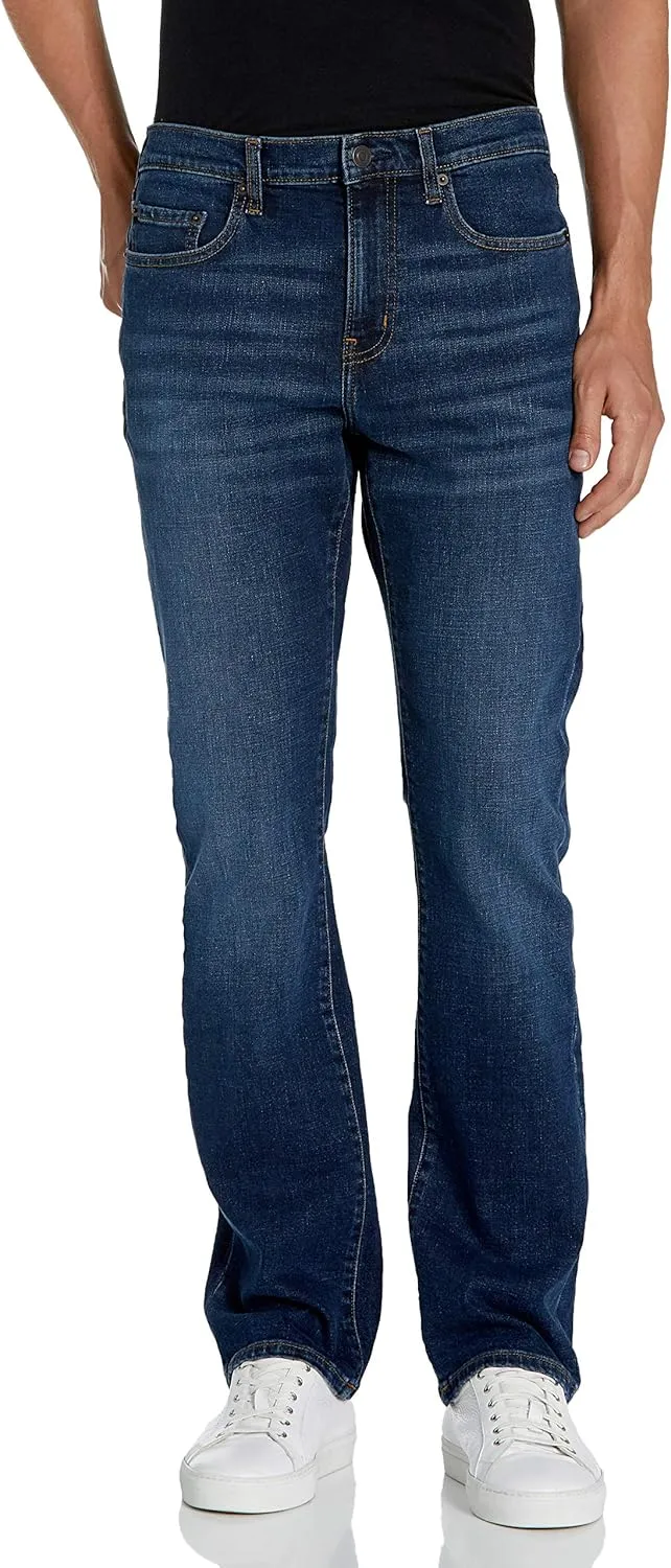 Amazon Essentials Men's Jeans, Slim Fit Stretch, Bootcut