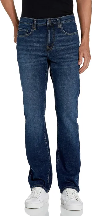 Amazon Essentials Men's Jeans, Slim Fit Stretch, Bootcut