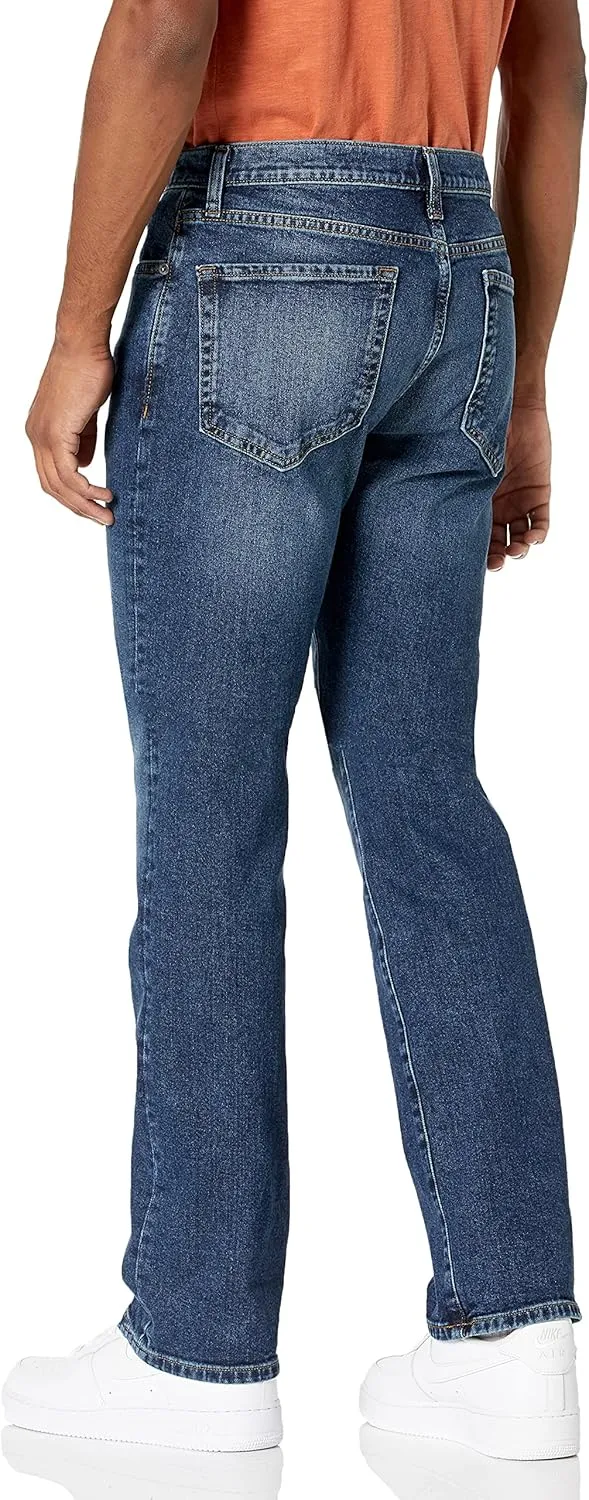 Amazon Essentials Men's Jeans, Slim Fit Stretch, Bootcut