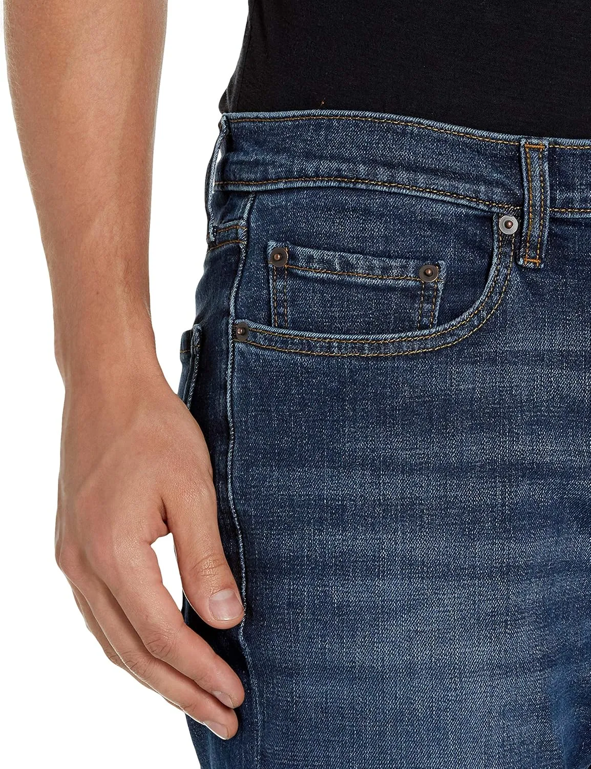 Amazon Essentials Men's Jeans, Slim Fit Stretch, Bootcut
