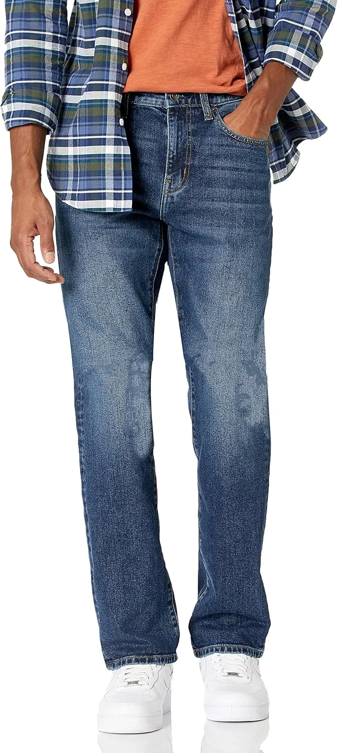 Amazon Essentials Men's Jeans, Slim Fit Stretch, Bootcut