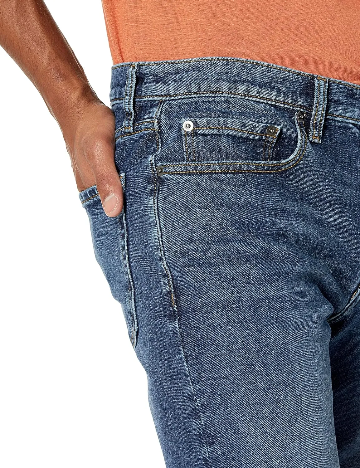 Amazon Essentials Men's Jeans, Slim Fit Stretch, Bootcut