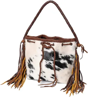 American Darling Bucket Genuine Leather Women Bag Western Handbag Purse
