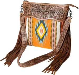 American Darling Conceal Carry Cross Body Bag Leather Fringe Purse Western Handbags Custom Order