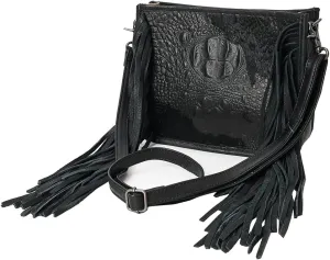 American Darling Cross Body Crocodile Embossed Full Grain Genuine Leather Western Women Bag Handbag Purse | Crossbody Bag for Women | Cute Crossbody Bag | Crossbody Purse