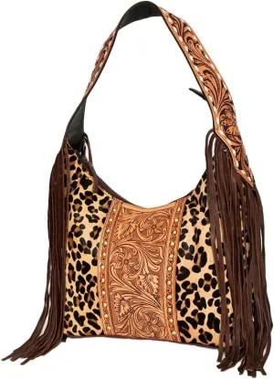 American Darling Hobo Hand Tooled Hair On Genuine Leather Western Women Bag | Handbag Purse | Leather Hobo Bag | Hobo Bags for Women | Hobo Purse | Cute Hobo Bag