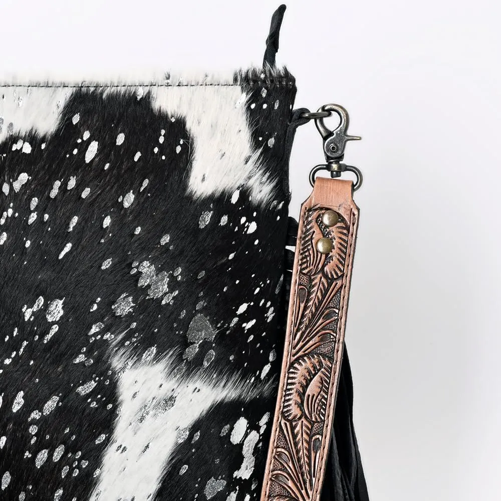 American Darling Messenger Hair On Genuine Leather Women Bag Western Handbag Purse