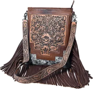 American Darling Tooled Painted Crossbody