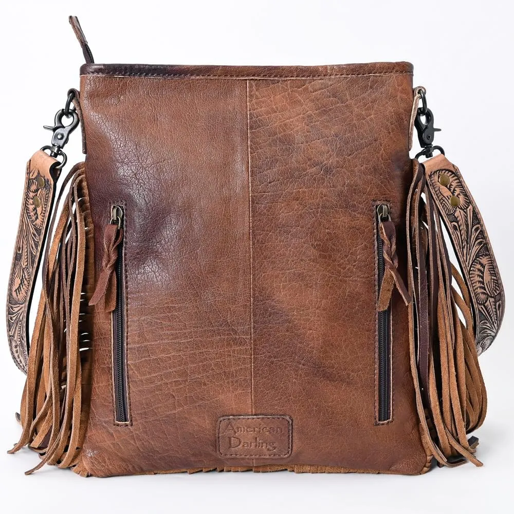 American Darling Tooled Painted Crossbody