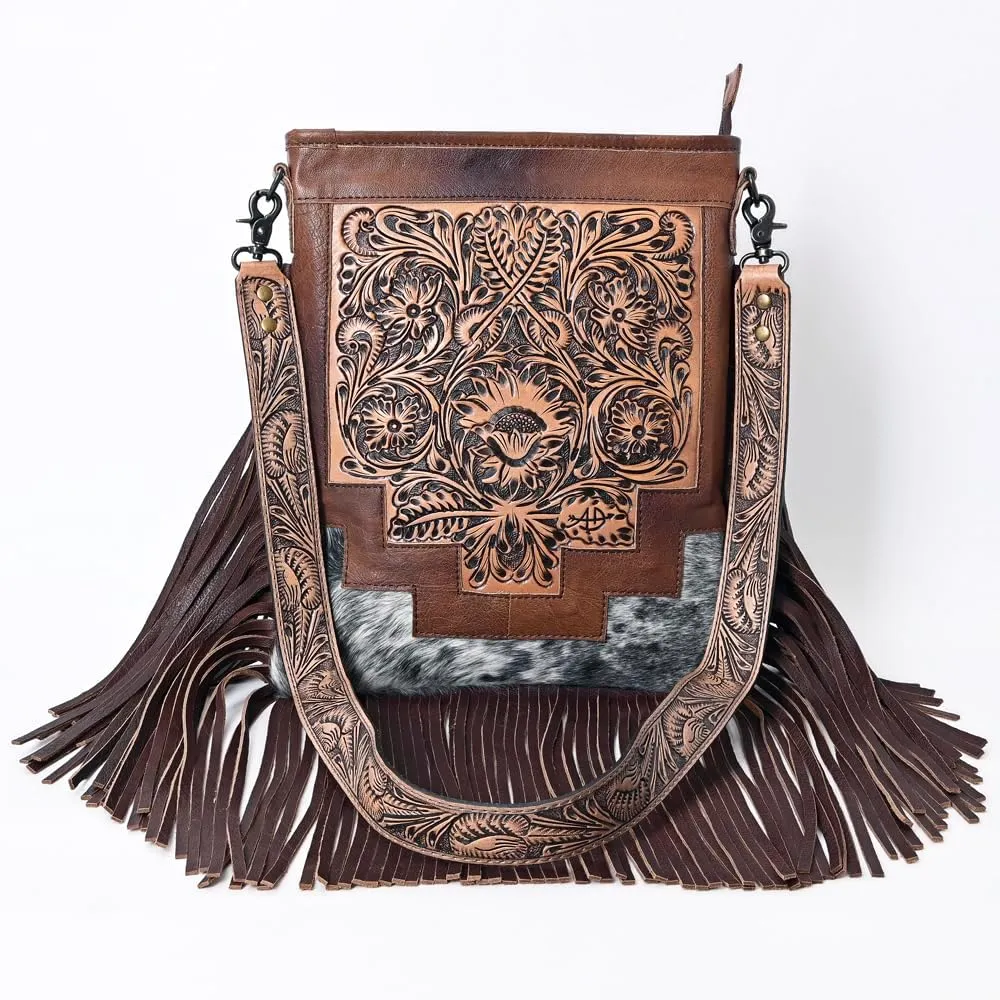 American Darling Tooled Painted Crossbody